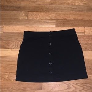 black skirt